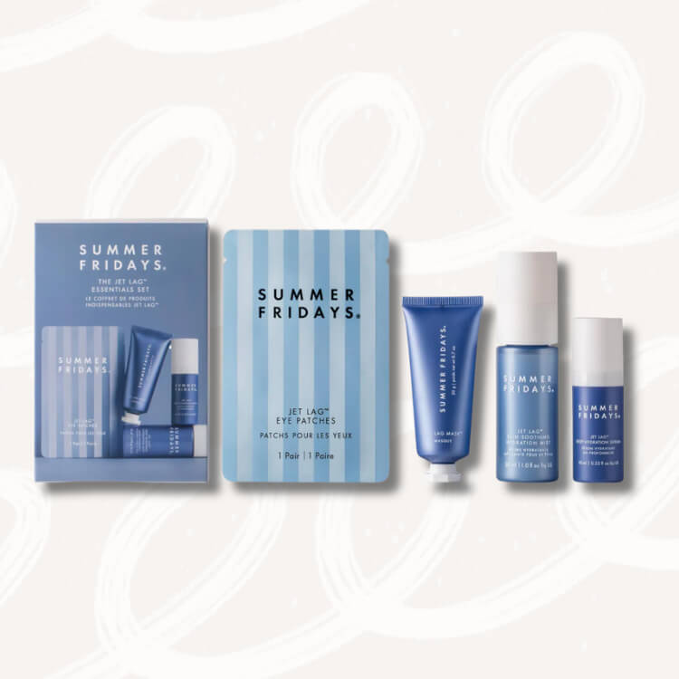 The Jet Lag Essentials Hydration Set for Travel