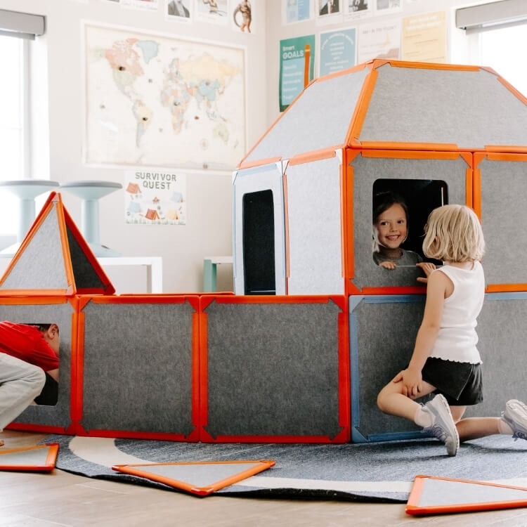 Giant Magnetic Fort Building Panels