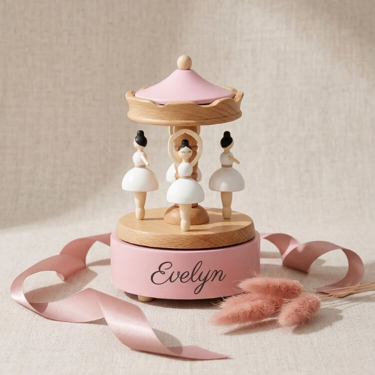 Personalized Ballerina Musical Carousel