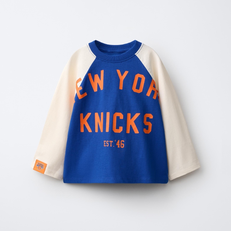 NBA NYC Knicks Raglan Sleeve T-shirt