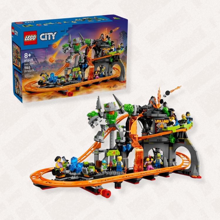 Lavaland Roller Coaster LEGO Set