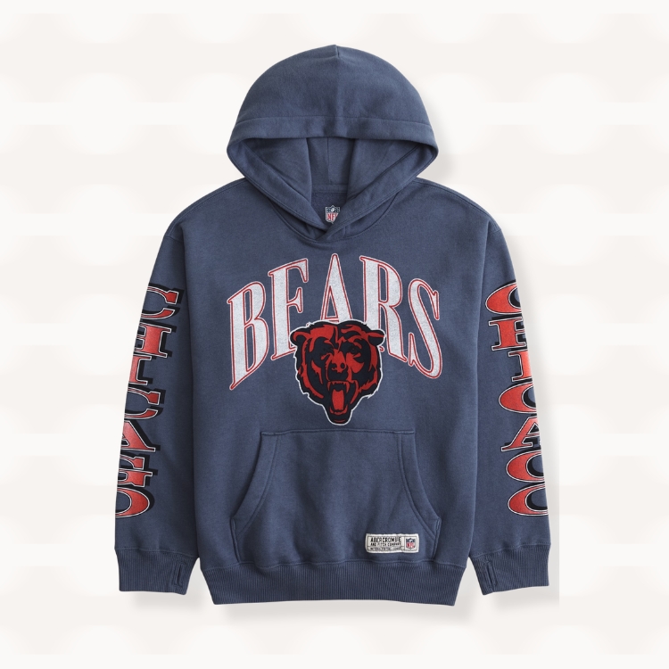 Chicago Bears Graphic Popover Hoodie