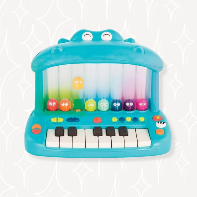 Hippo Pop Toy Piano for Kids
