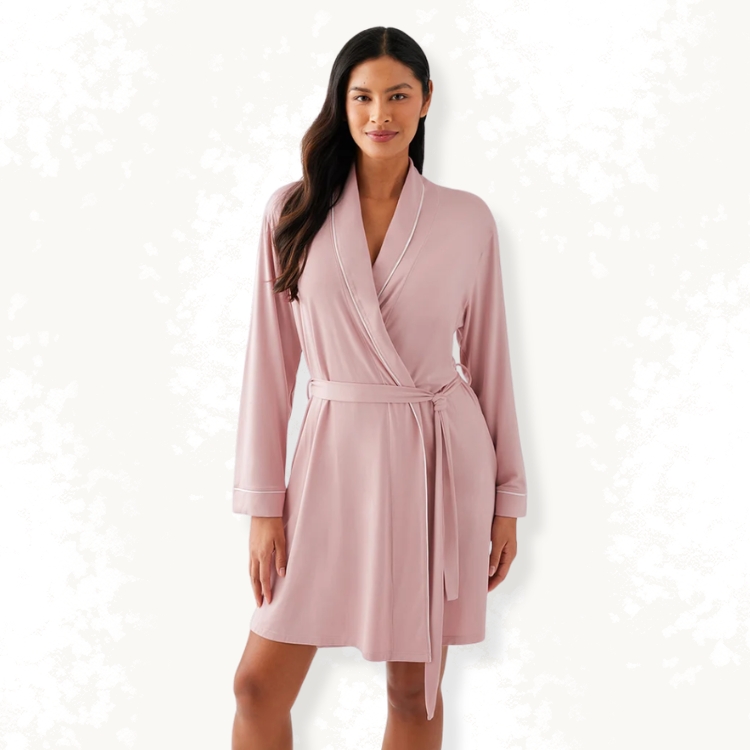Soft Jersey Wrap Robe