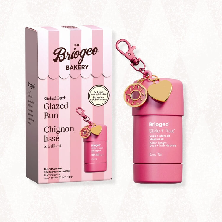 Glazed Bun Sleek Stick Hair Styling Keychain Gift Set