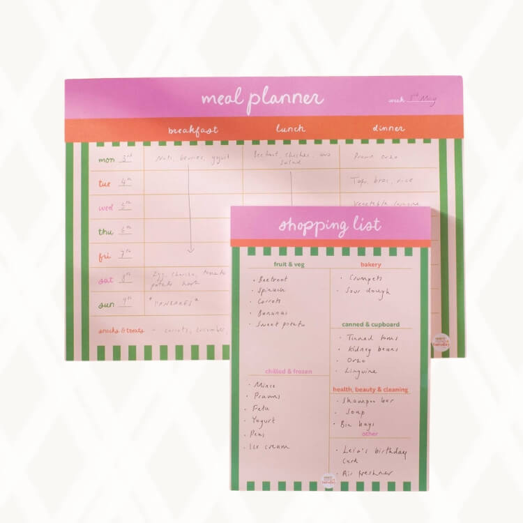 Weekly Meal Planner & Shopping List