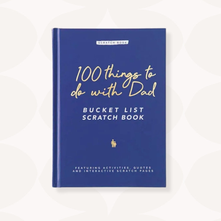 <em>100 Things To Do With Dad</em> Scratch Off Bucket List Journal
