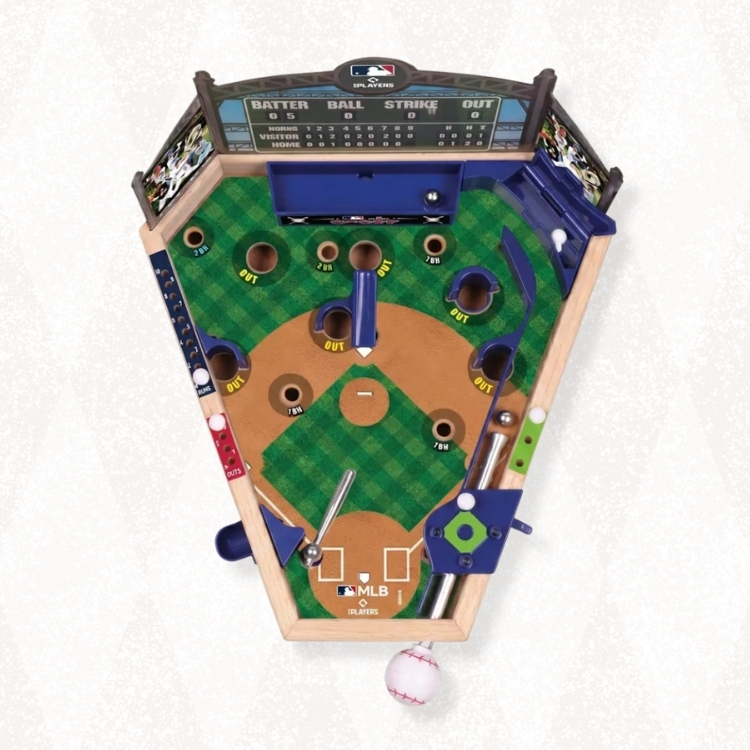 MLB Wooden Pinball Baseball Game