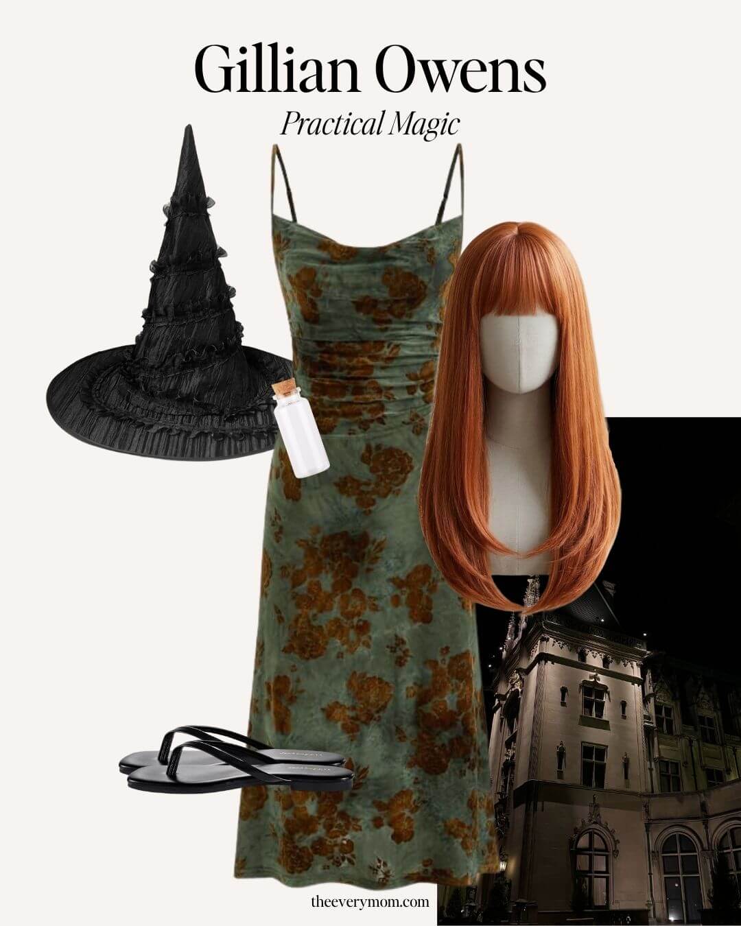 last-minute halloween costumes for moms - gillian owens from practical magic