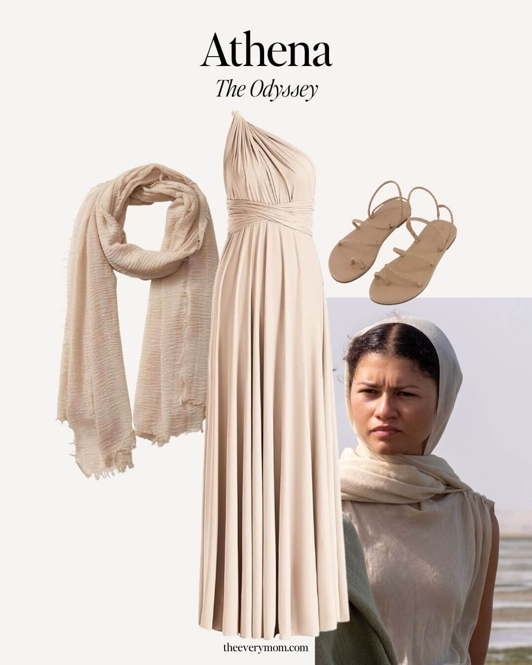last-minute halloween costumes for moms - athena from the odyssey