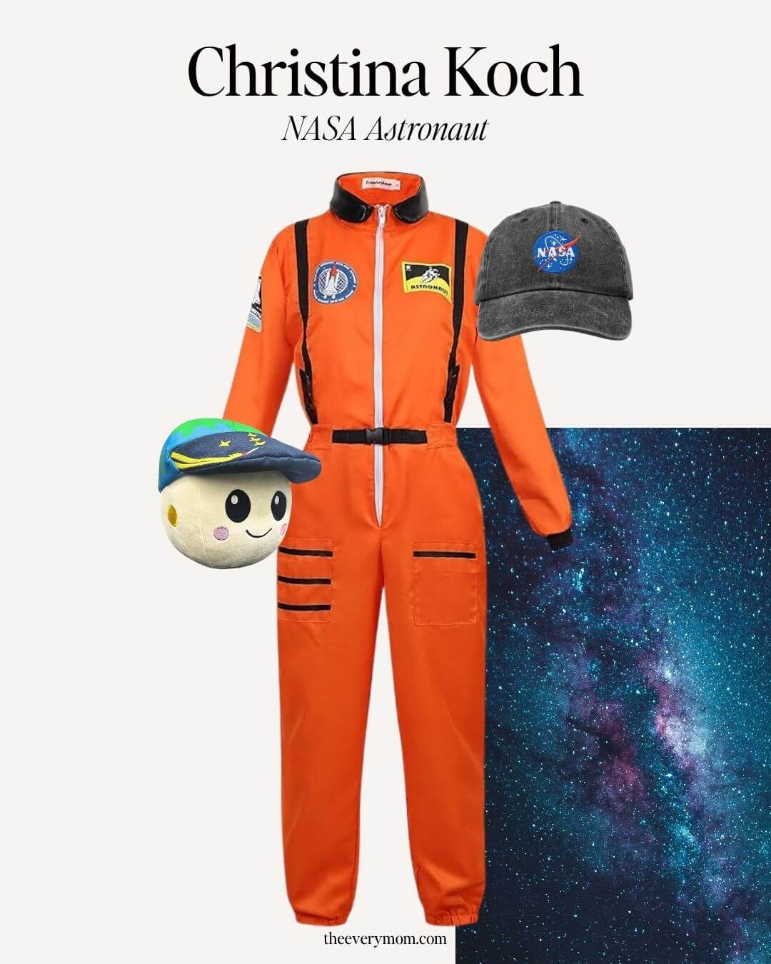 last-minute halloween costumes for moms - NASA astronaut christina koch