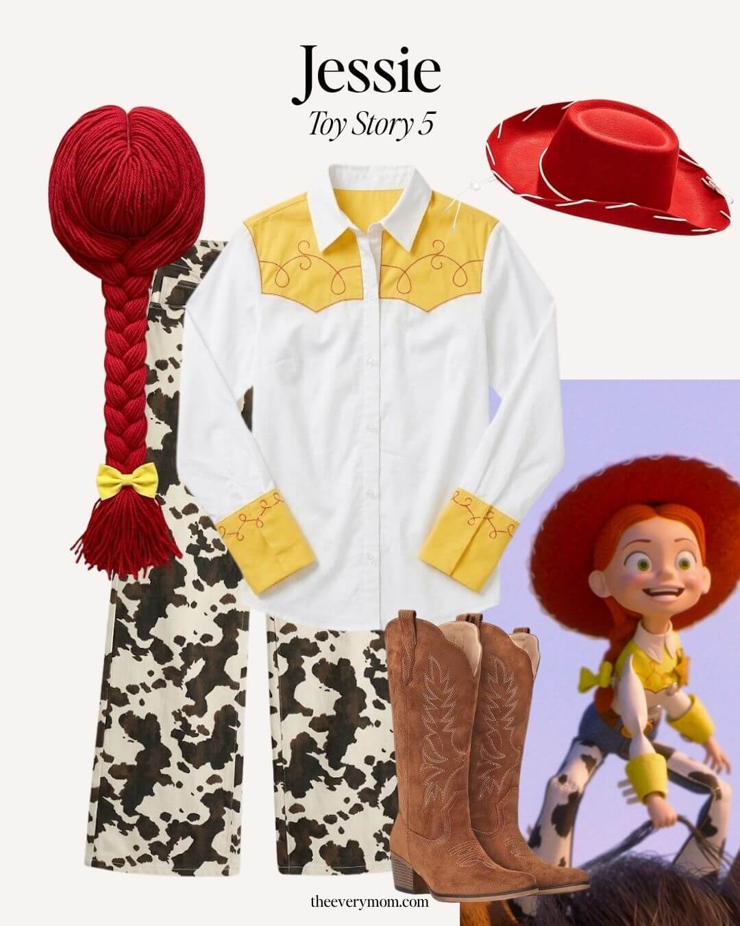 last-minute halloween costumes for moms - jessie from toy story 5