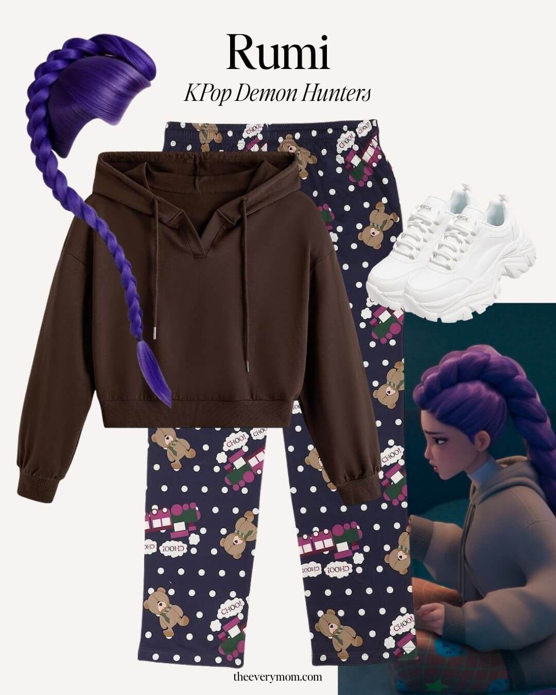 last-minute halloween costumes for moms - rumi from kpop demon hunters