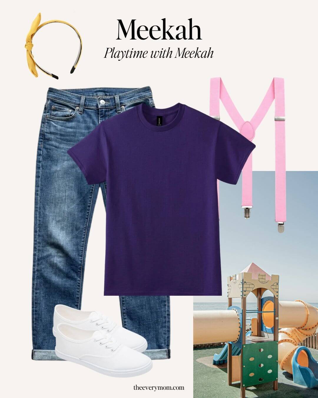 last-minute halloween costumes for moms - meekah from playtime with meekah