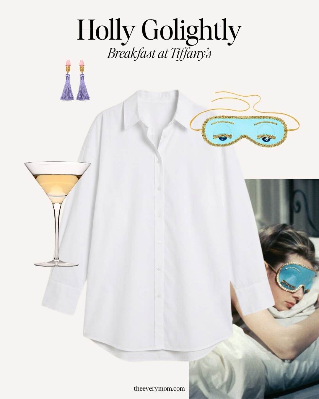 last-minute halloween costumes for moms - holly golightly from breakfast at tiffany's