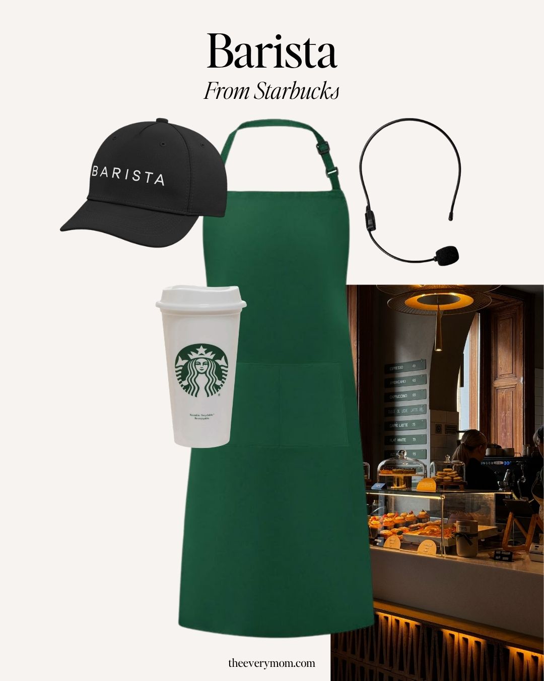 last-minute halloween costumes for moms - starbucks barista