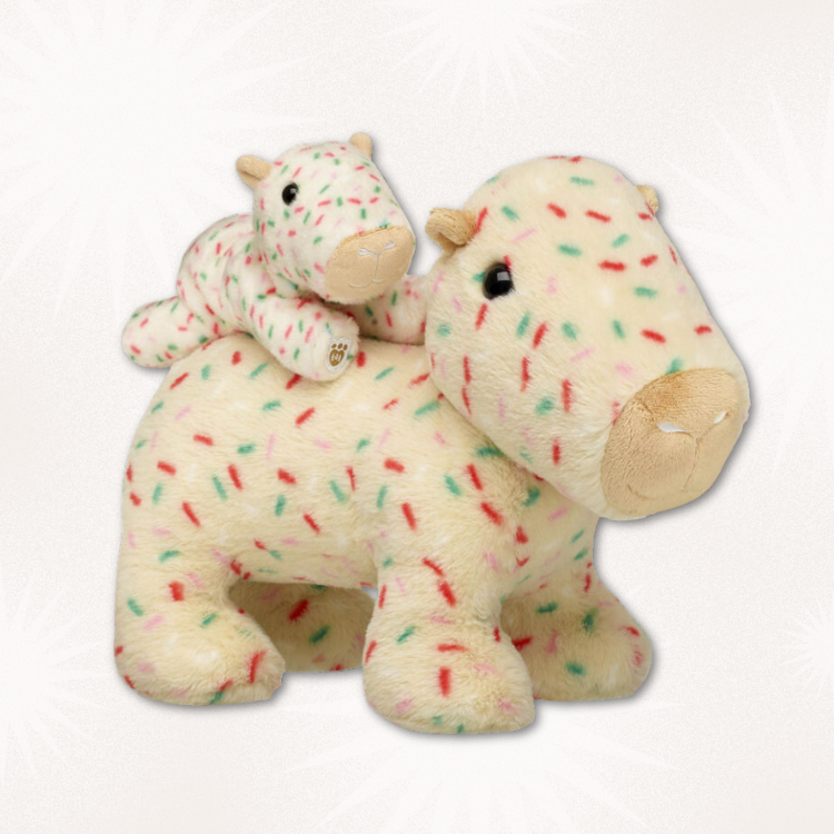 Cookiebara Stuffed Animal Duo
