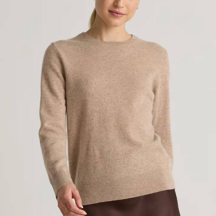 Mongolian Cashmere Crewneck Sweater