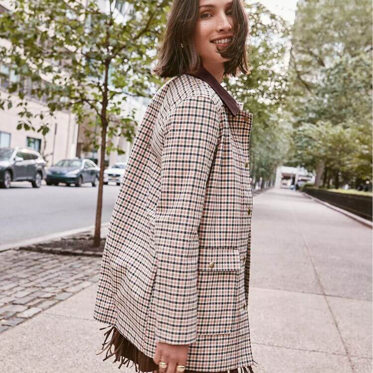 Plaid Barn Jacket 