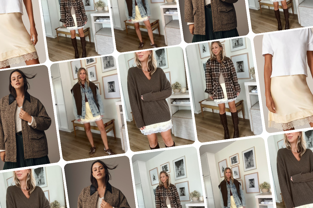 How I’m Styling My Lace Mini Skirt Deep Into Fall