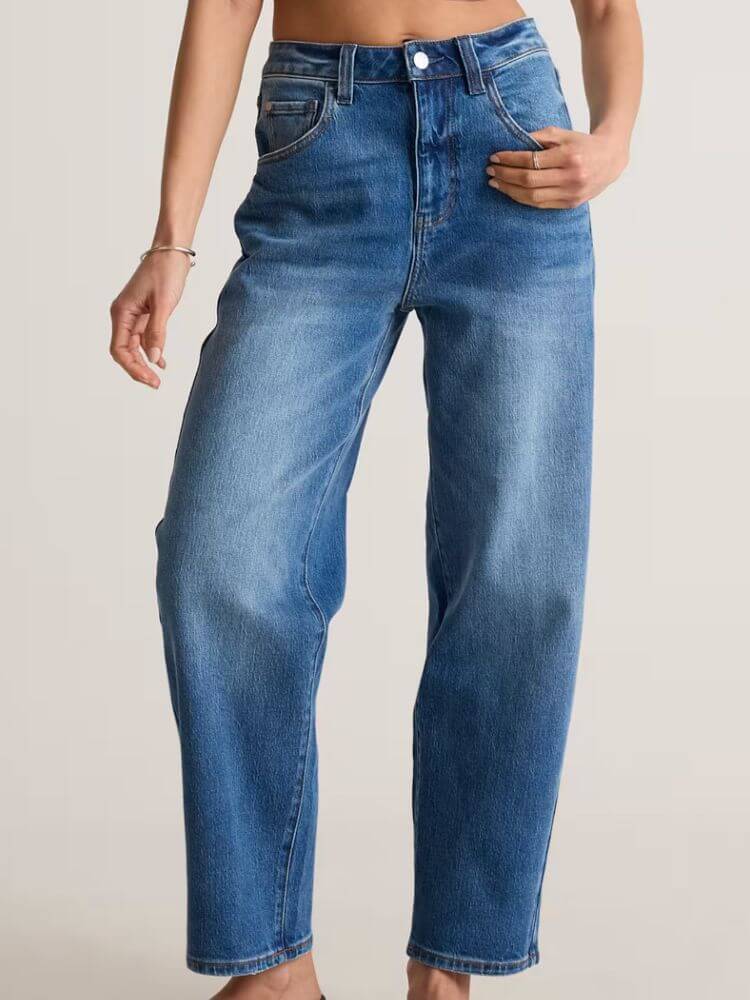 Bella Stretch Barrel Jeans