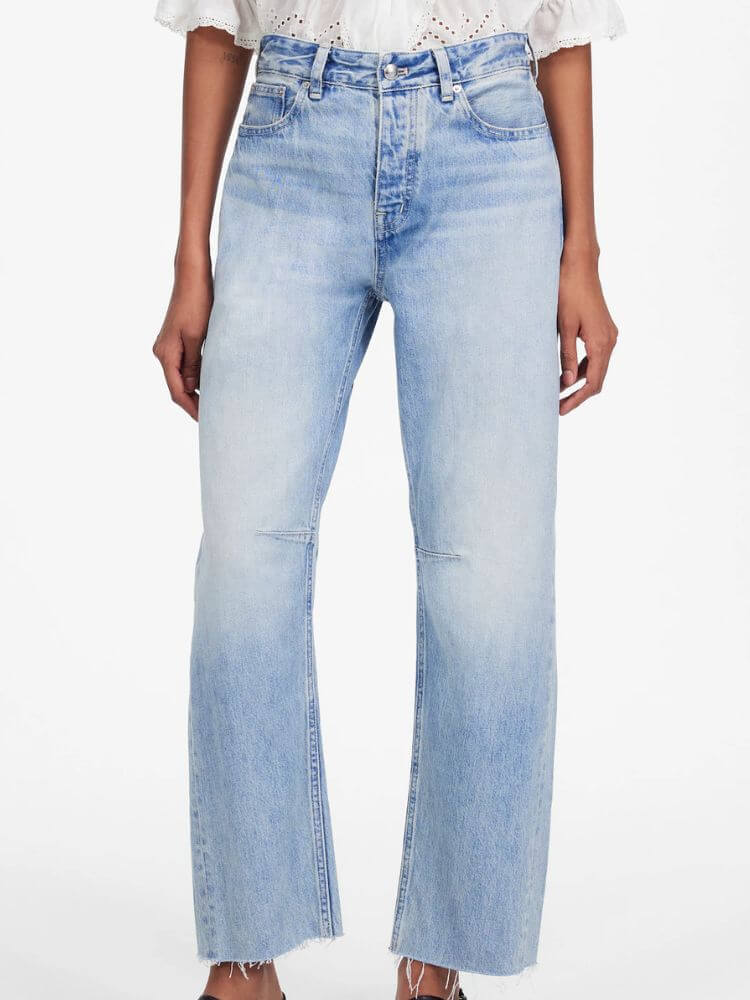 The Petite Darted Barrel-Leg Jean