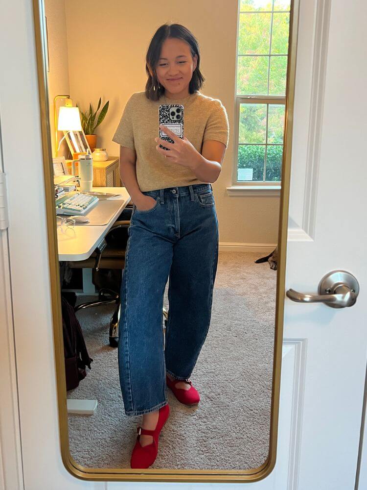 pettite barrel jean