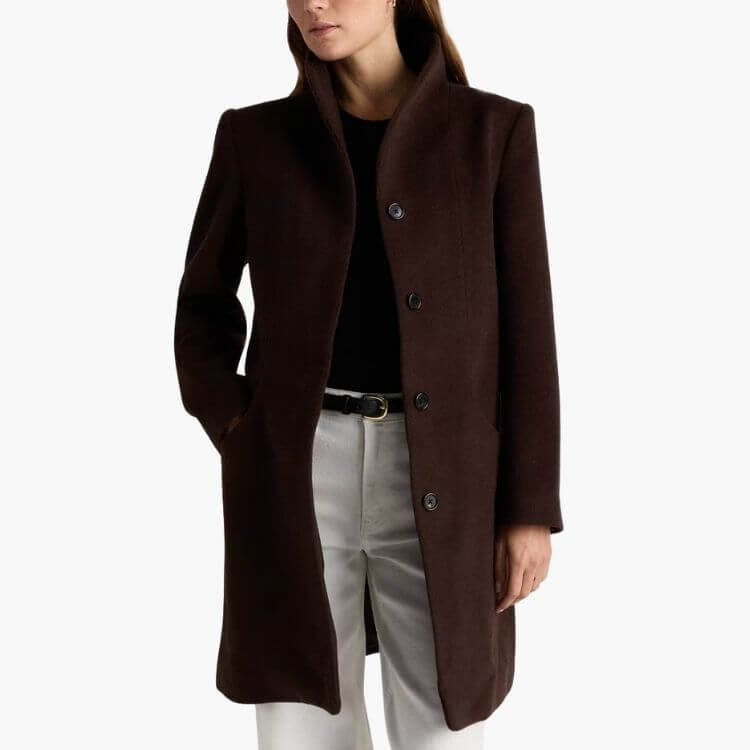 Wool Cashmere Cocoon Coat
