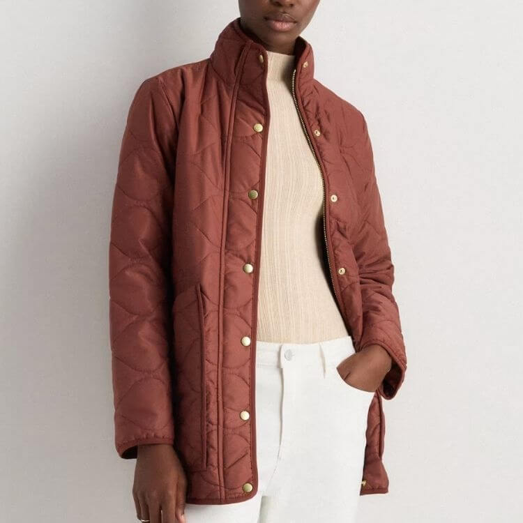 Featherless Quilted Long Puffer Jacket