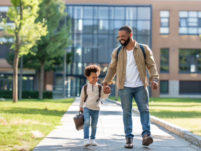 parent teacher conference at school