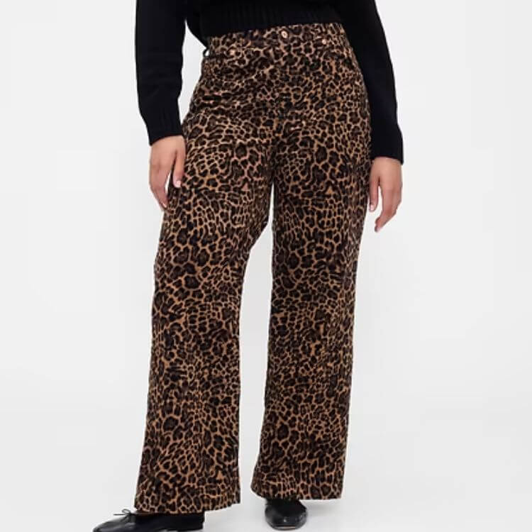 High Rise Corduroy Wide-Leg Pants