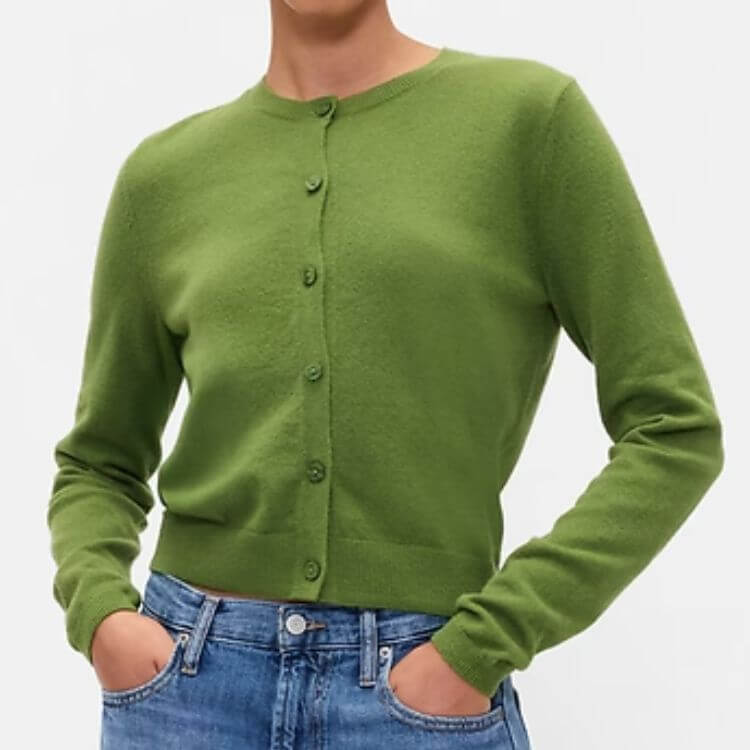 Cashsoft Crewneck Cardigan