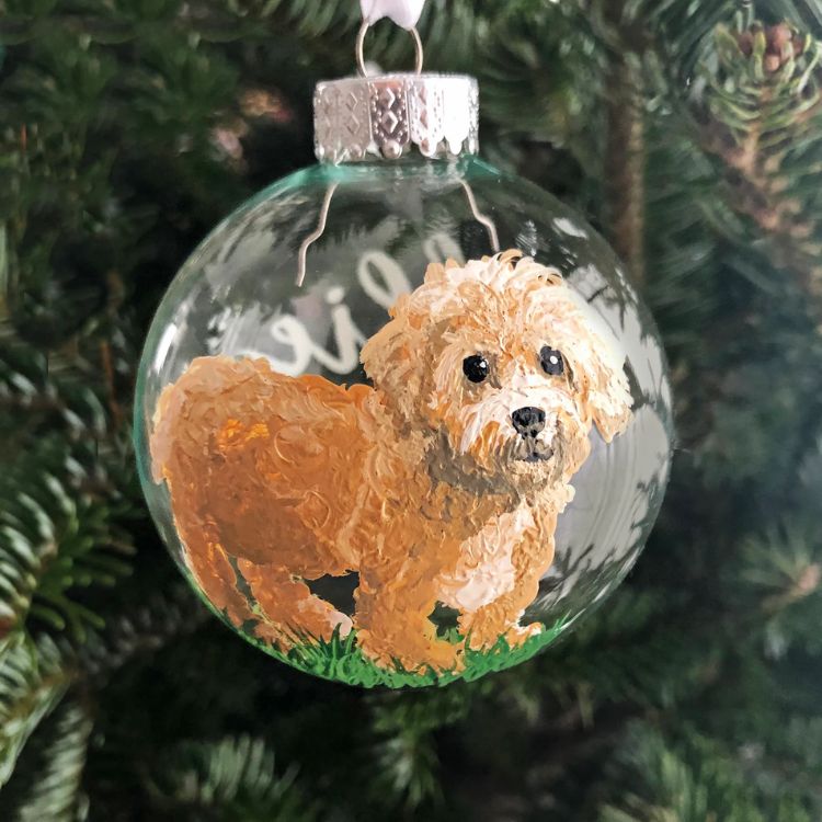 Hand-Painted Pet Ornament