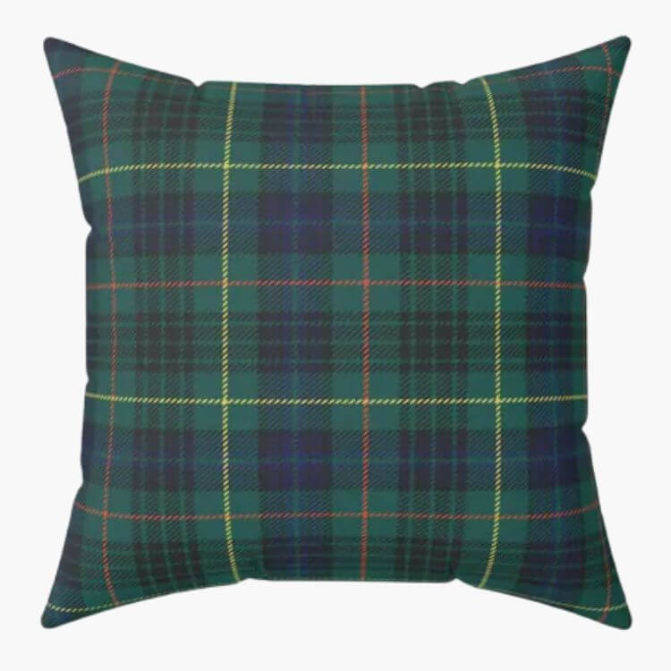 Green Tartan Cushion PIllow