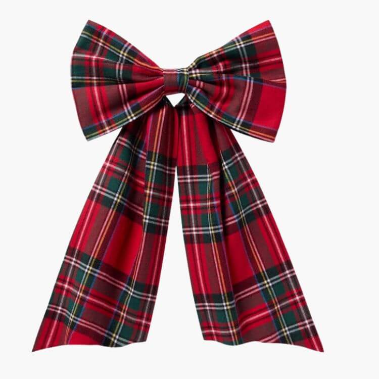 Wreath Tartan Bow 