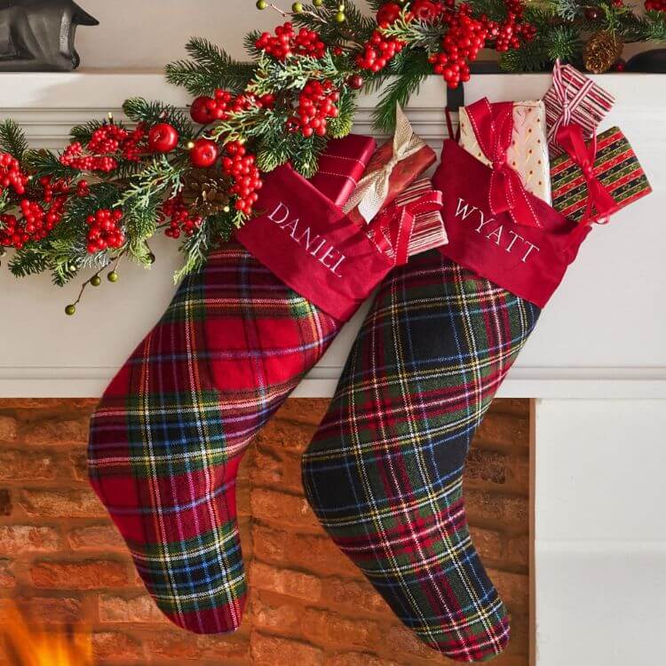 Plaid Stockings