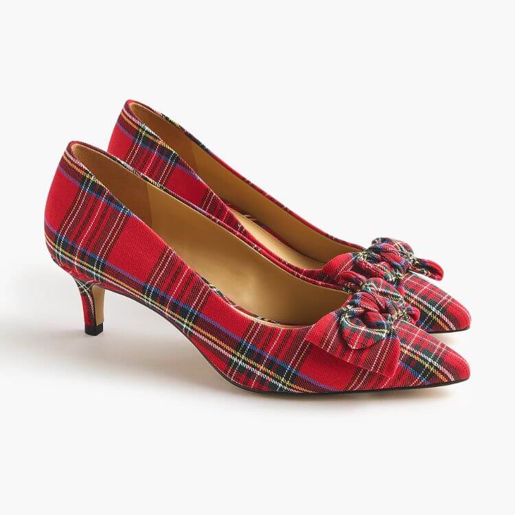 Tartan Esme Kitten Heels