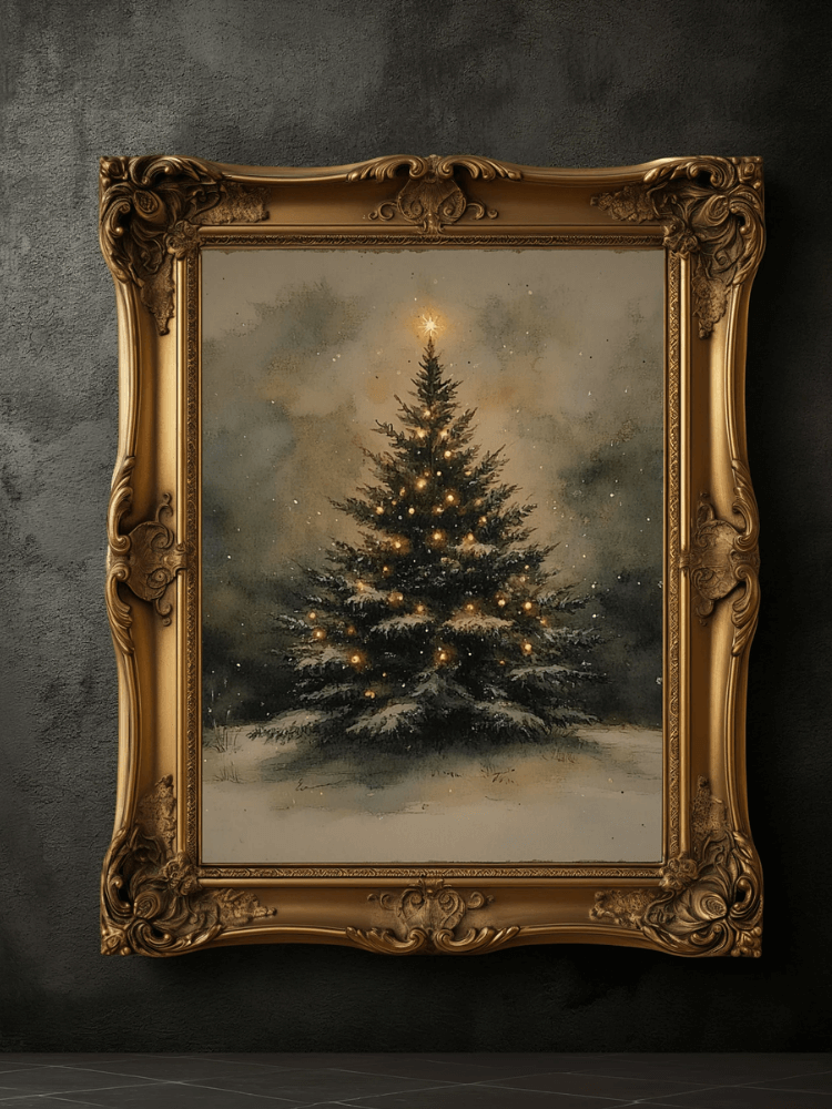 brass and vintage details for Ralph Lauren Christmas