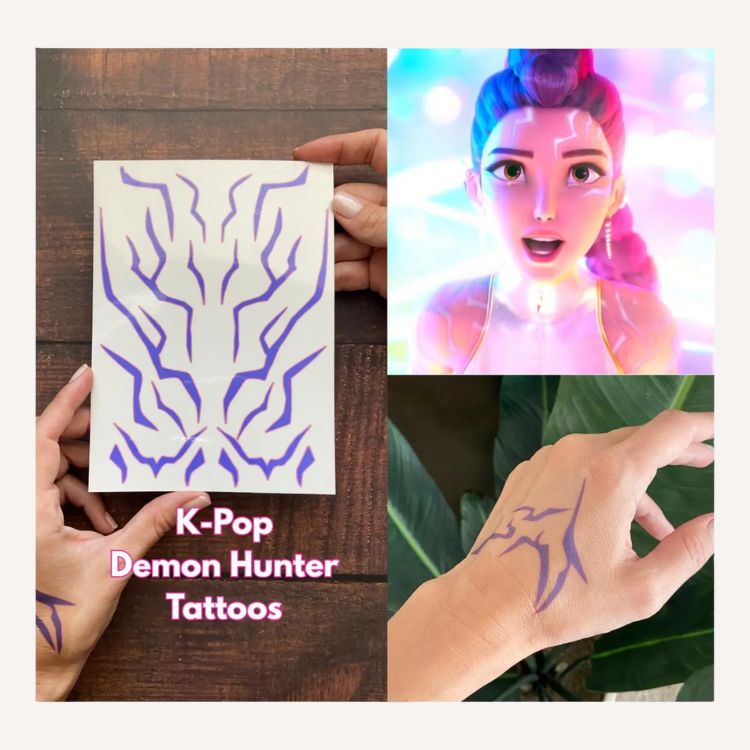 Rumi Patterns Temporary Tattoos