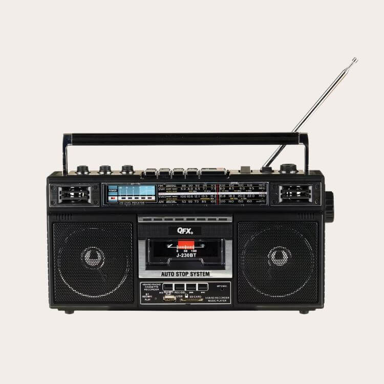 Bluetooth Cassette Radio Boom Box