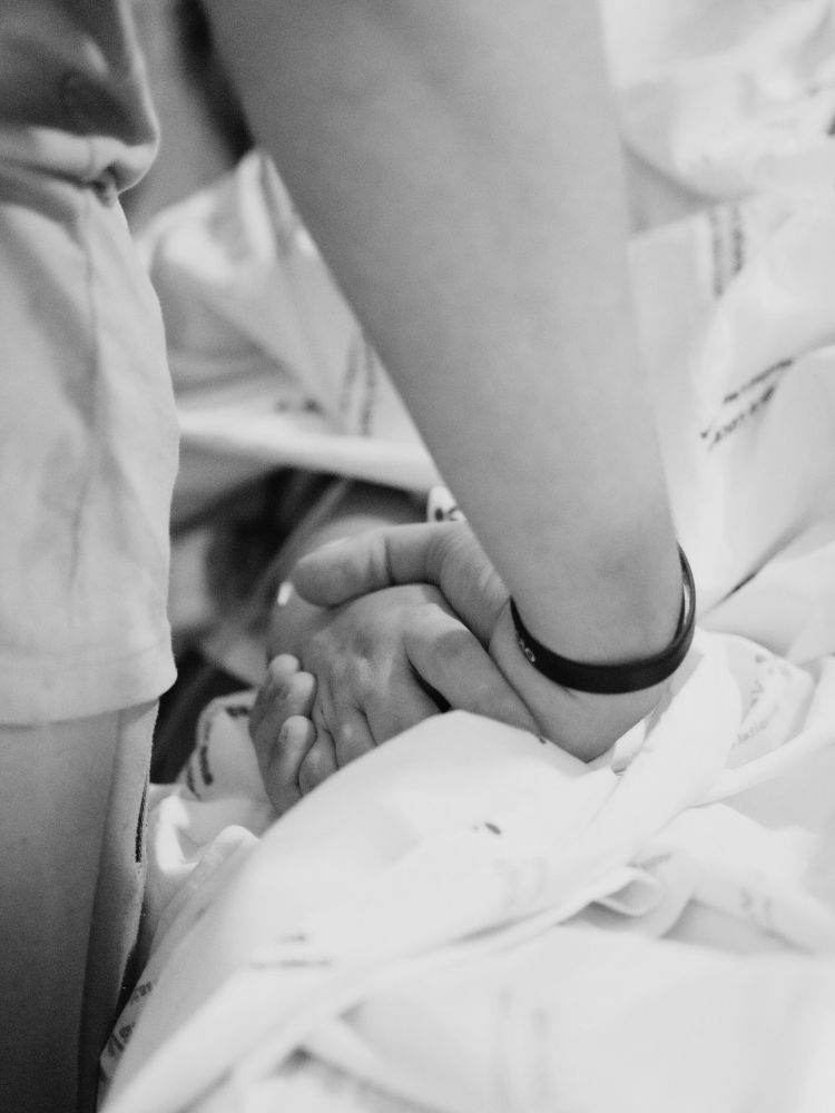 in hospital after being struck by lightning