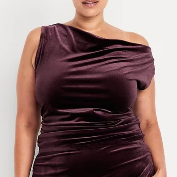 Velvet Ruched Top