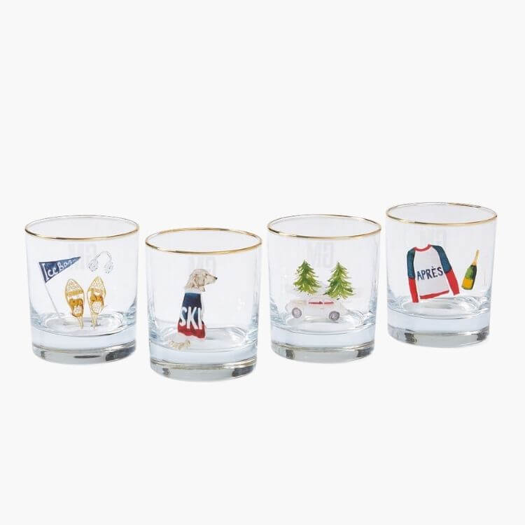 Après Ski Rocks Glasses