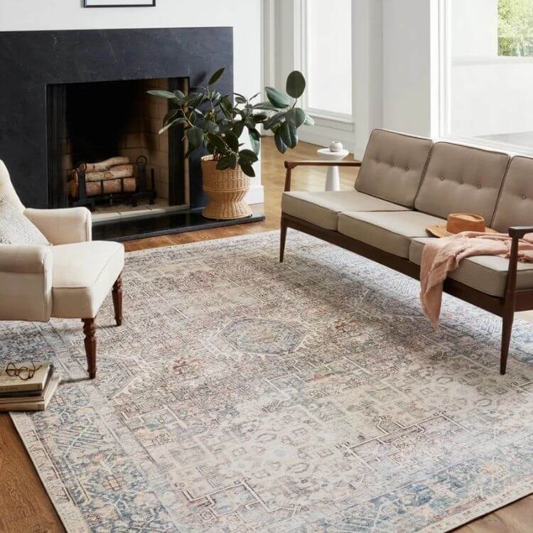 Natural Ocean Area Rug