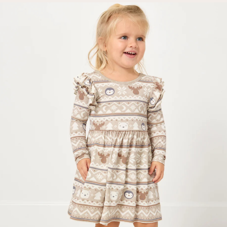 Fair Isle Skater Dress