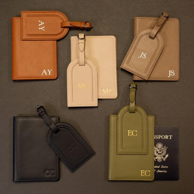 Passport and Luggage Tag Set