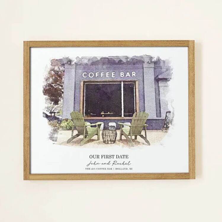 Where it All Began Couple Art