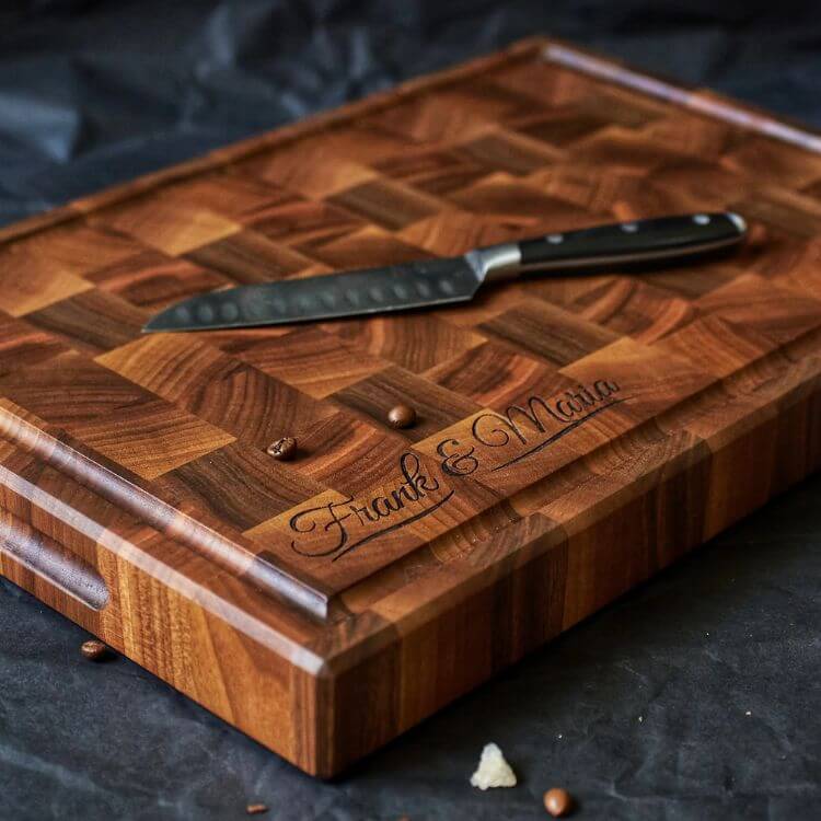 Personalized Walnut Cutting Board