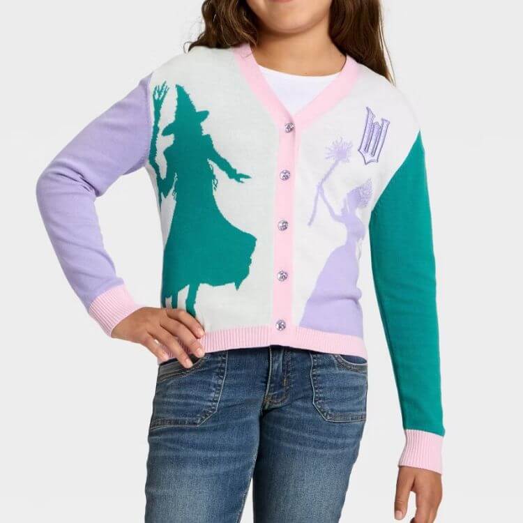 Kids Elphaba & Glinda Cardigan