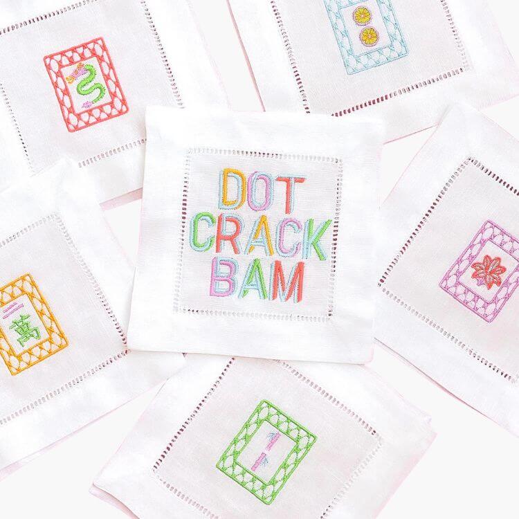 Embroidered Cocktail Napkins